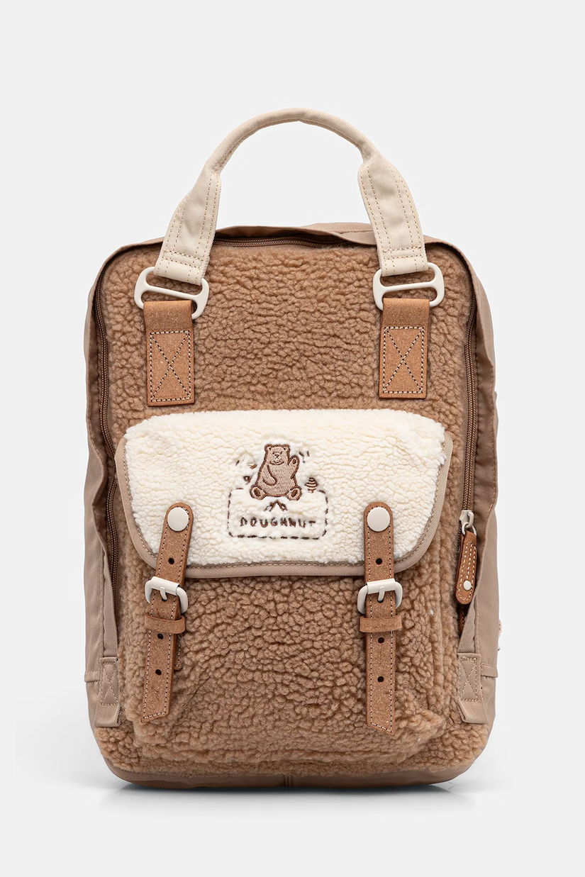 Doughnut rucsac Macaroon Fairies & Friends culoarea maro, mare, cu imprimeu, D010FFB