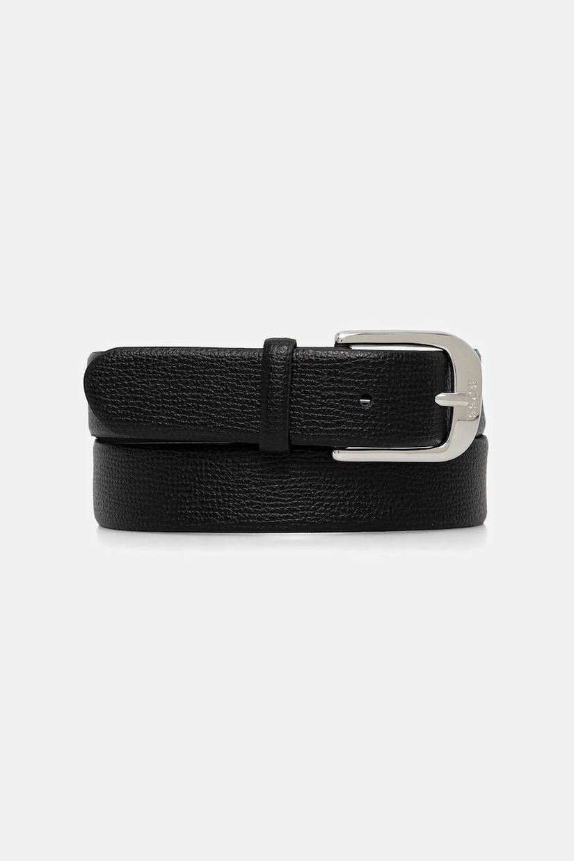 BOSS curea de piele culoarea negru, 50541161