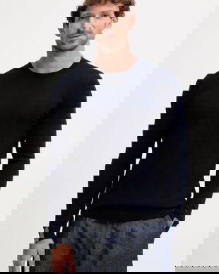 Mos Mosh pulover de lână ADAM culoarea bleumarin, light, 503341