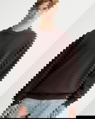 G-Star hanorac de bumbac culoarea maro, uni, D27748.D395