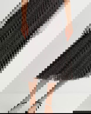 Joop! fustă culoarea maro, midi, evazați, 30048633