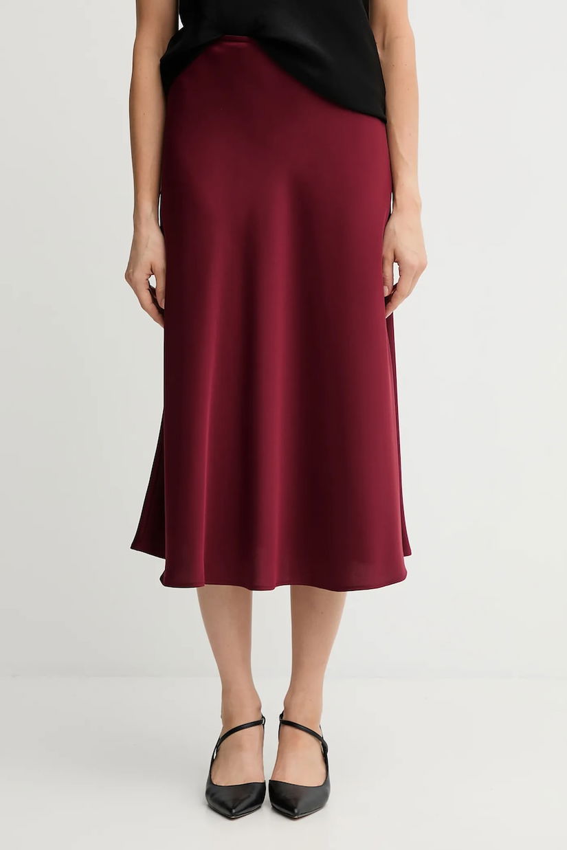 Joop! fustă culoarea bordo, midi, evazați, 30048660