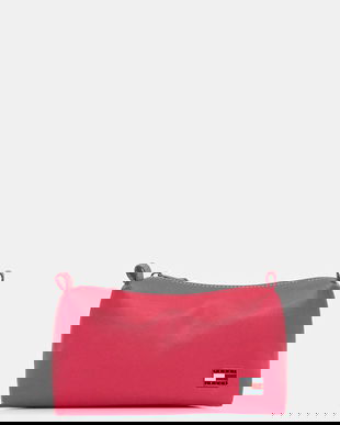 Tommy Jeans portfard culoarea roz, AW0AW17878