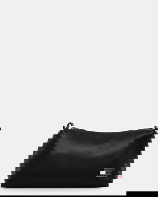 Tommy Jeans portfard culoarea negru, AW0AW17878