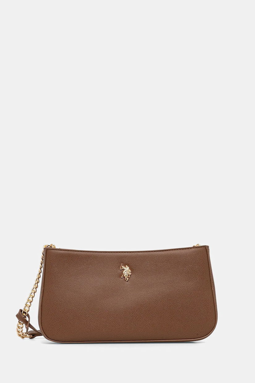U.S. Polo Assn. poșetă Jones culoarea bej, BEUJE8663WVP