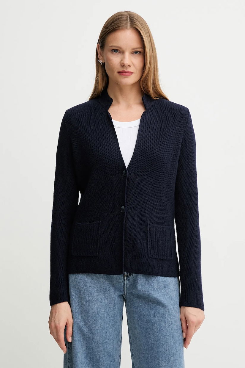 United Colors of Benetton cardigan din amestec de lână culoarea gri, 1235D6934
