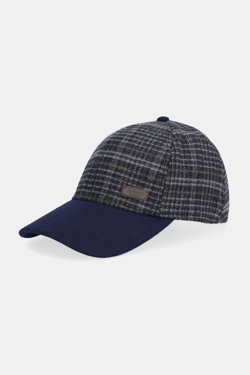 Barbour șapcă de lână culoarea verde, cu imprimeu, MHA0867