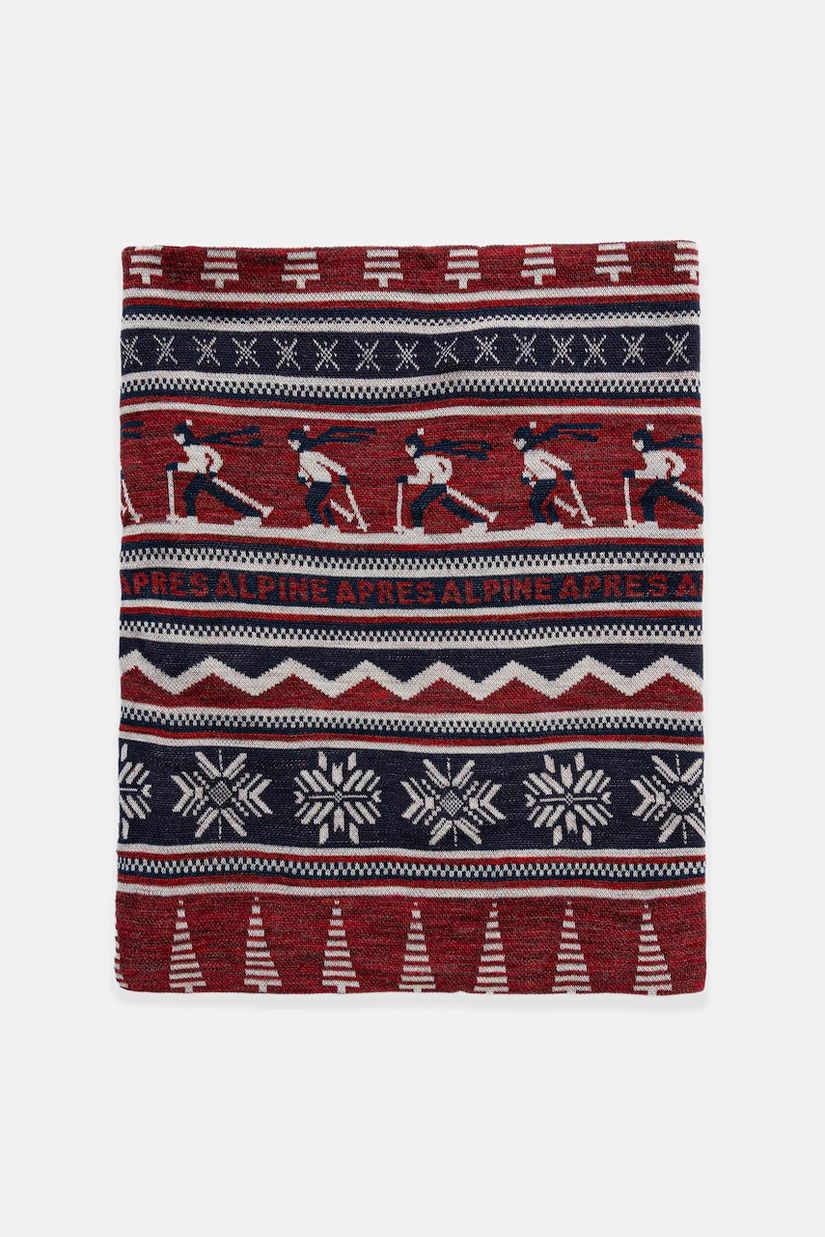 Smartwool fular reversibil Thermal Merino Reversible culoarea maro, uni
