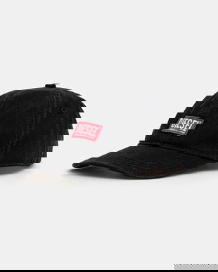 Diesel șapcă de baseball din bumbac culoarea negru, cu imprimeu