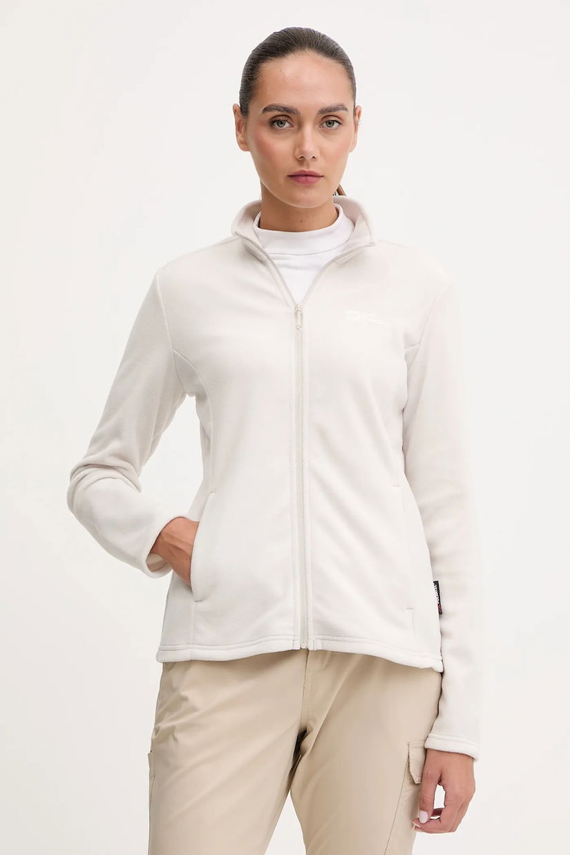Jack Wolfskin hanorac Taunus culoarea turcoaz, uni, 1711391