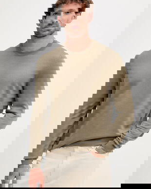 BOSS pulover de lana culoarea negru