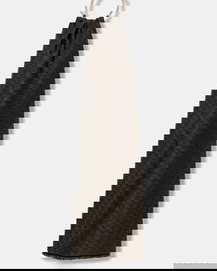 Moschino eșarfă de lână culoarea maro, cu imprimeu, M5131 50066