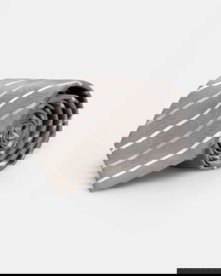 BOSS cravată de mătase culoarea gri, 50550914