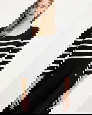 Morgan rochie culoarea negru, mini, evazați, RMPIA