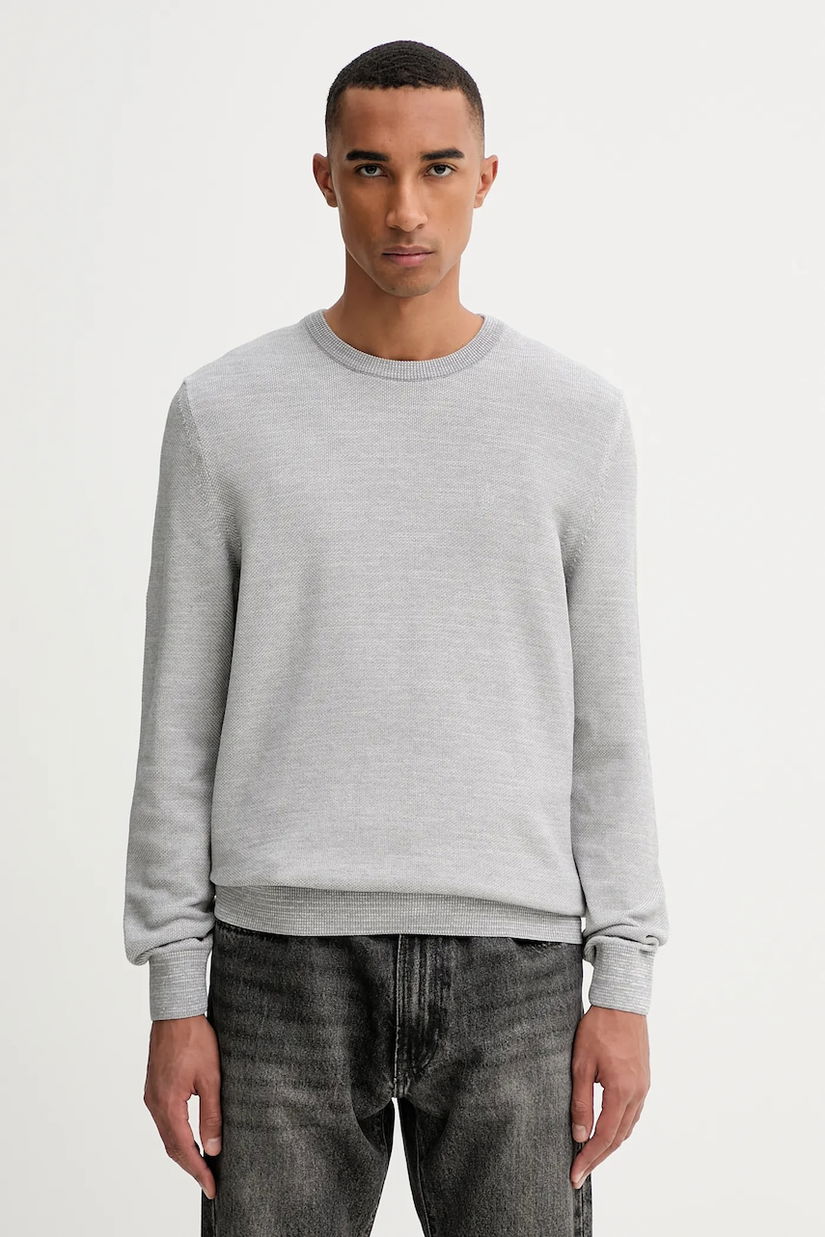 Marc O'Polo pulover de bumbac culoarea gri, light, B21502360074