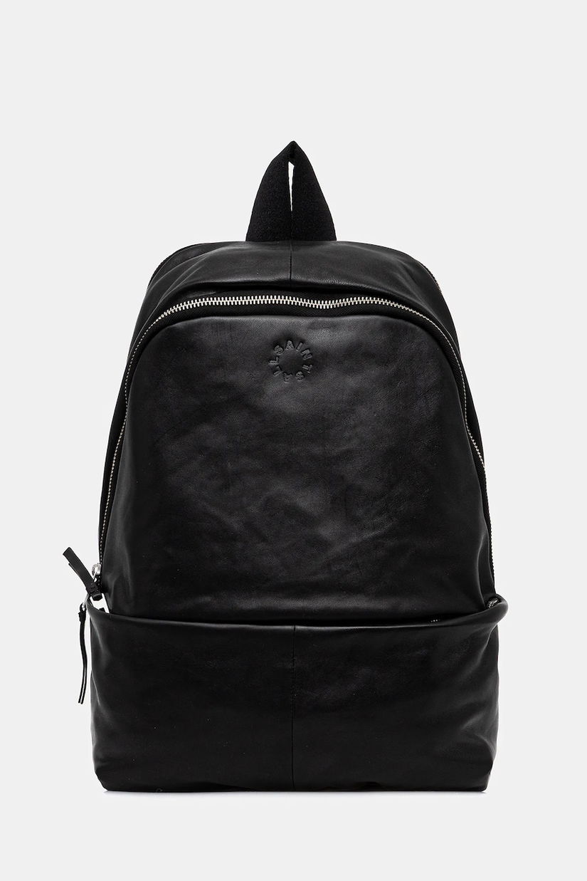 AllSaints ghiozdan de piele FINN culoarea negru, mare, uni, M093XD