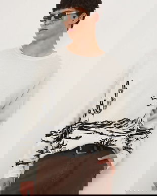 Medicine pulover culoarea bej