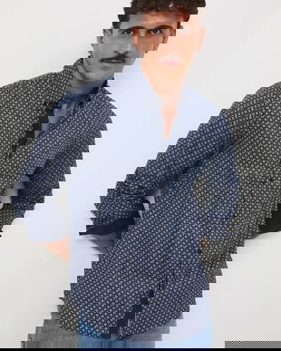 Medicine cămașă din bumbac cu guler button-down, regular