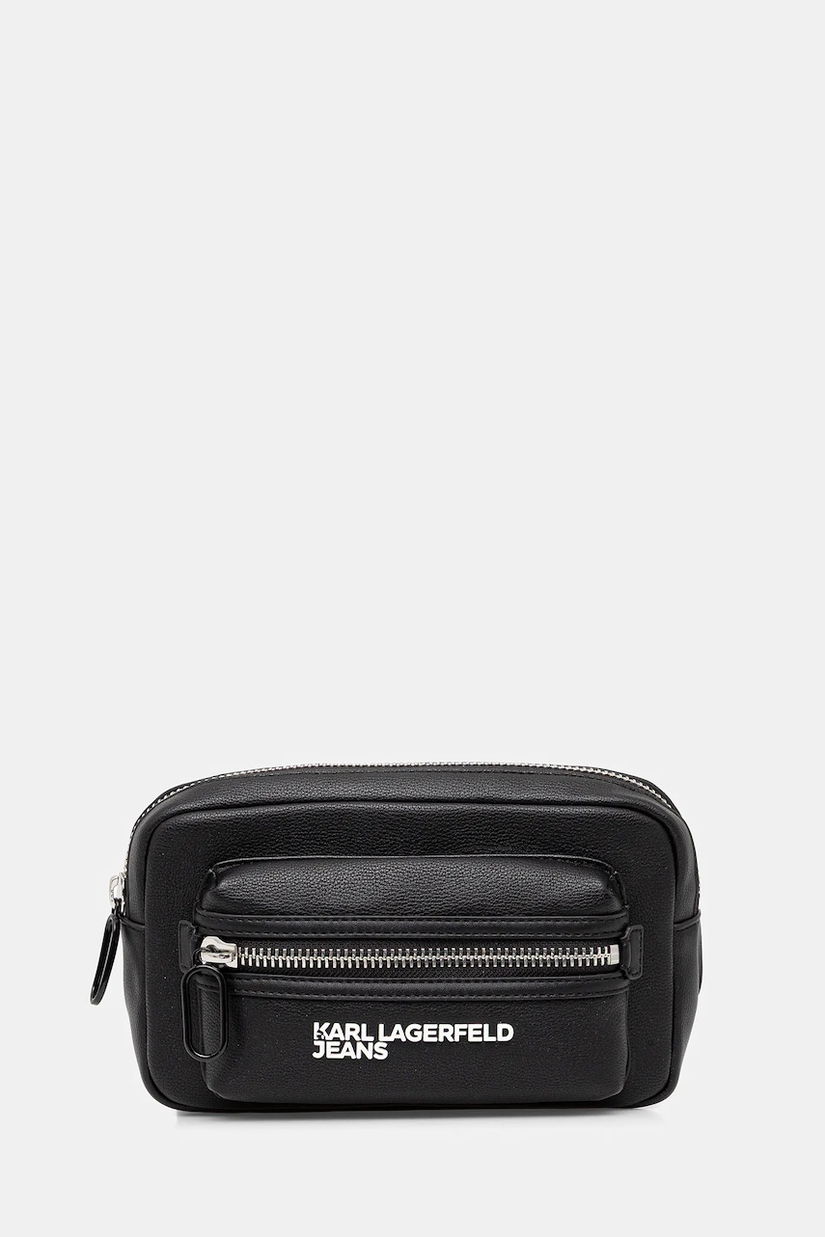 Karl Lagerfeld Jeans borsetă culoarea negru, A4M30317
