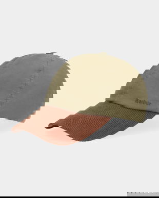 Barbour căciulă din bumbac Transport culoarea verde, MHA0888