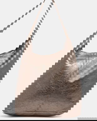 Answear.LAB poseta de piele culoarea portocaliu