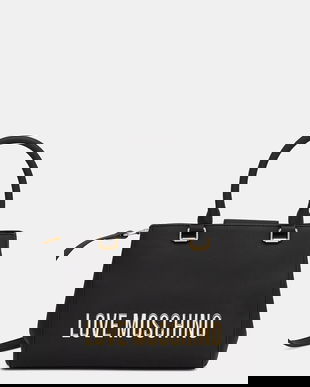 Love Moschino poșetă culoarea negru, JC4022PP0NKD0000