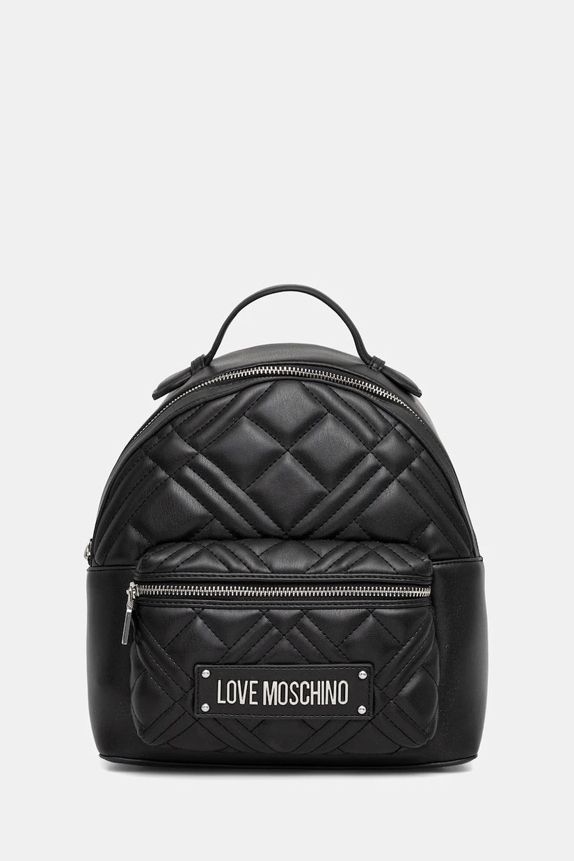 Love Moschino rucsac culoarea negru, mic, uni, JC4148PP1NLA000B
