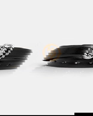 U.S. Polo Assn. curea Laurel culoarea negru, AIU2L2648WB4