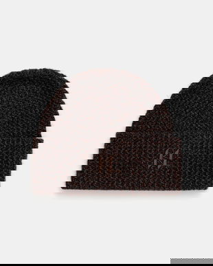 Karl Lagerfeld căciulă de lână culoarea maro, A4M33063