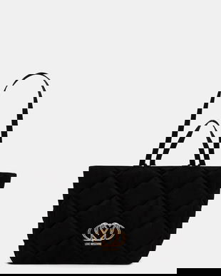 Love Moschino poșetă culoarea negru, JC4397PP0NKE0000