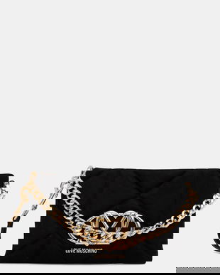 Love Moschino poșetă culoarea negru, JC4316PP0NKE0000