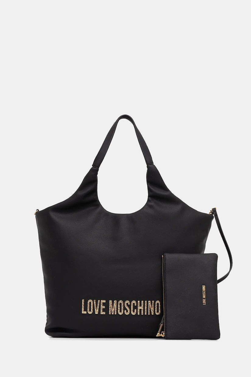 Love Moschino poșetă culoarea negru, JC4396PP0NKD000A