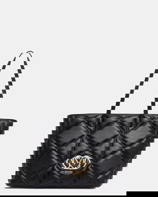 Love Moschino poșetă culoarea negru, JC4120PP0NLC0000