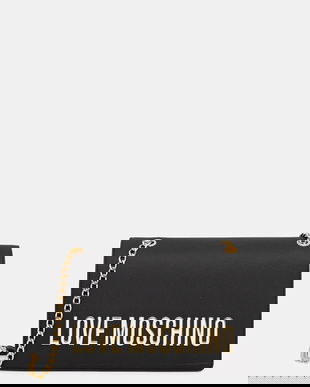 Love Moschino poșetă culoarea negru, JC4192PP0NKD0000