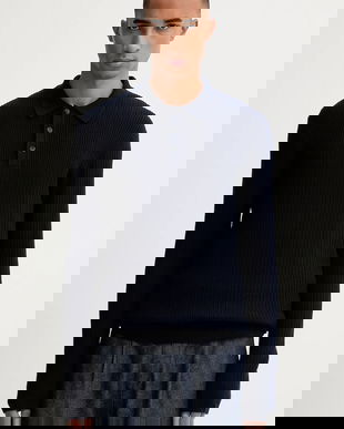 Rag & Bone pulover de lână culoarea bleumarin, light, RH2625F6MWH