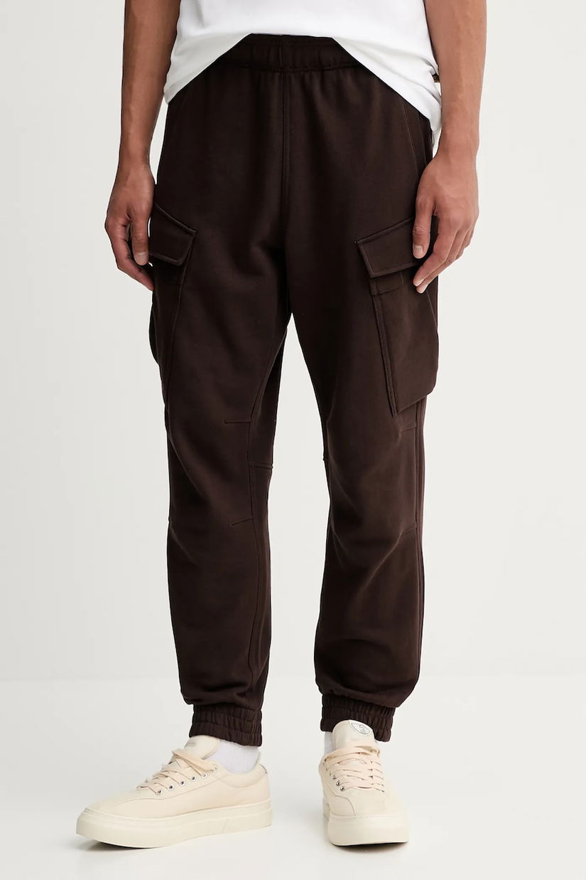 G-Star pantaloni de trening din bumbac culoarea maro, uni, D27154.E209