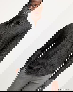 Joop! cămașă din bumbac culoarea negru, cu guler clasic, regular, 30048185