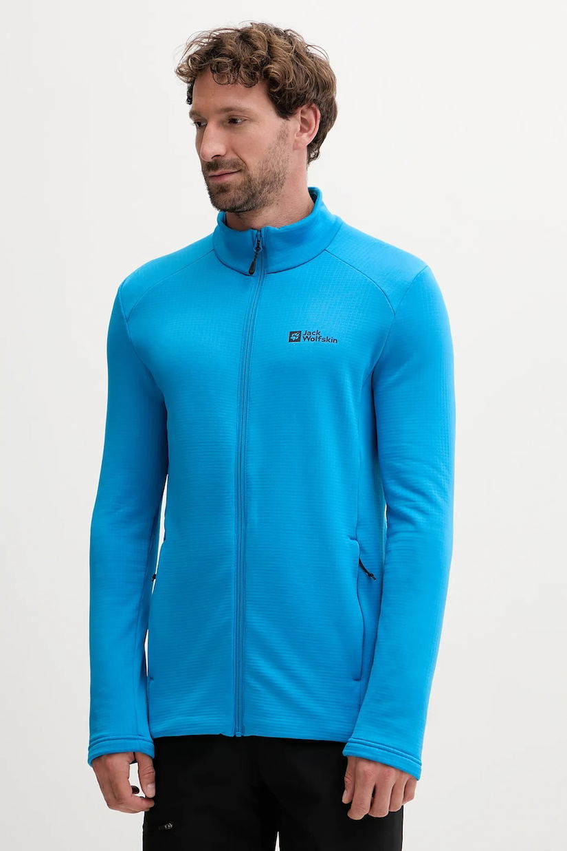 Jack Wolfskin hanorac Kolbenberg culoarea gri, uni, A63964