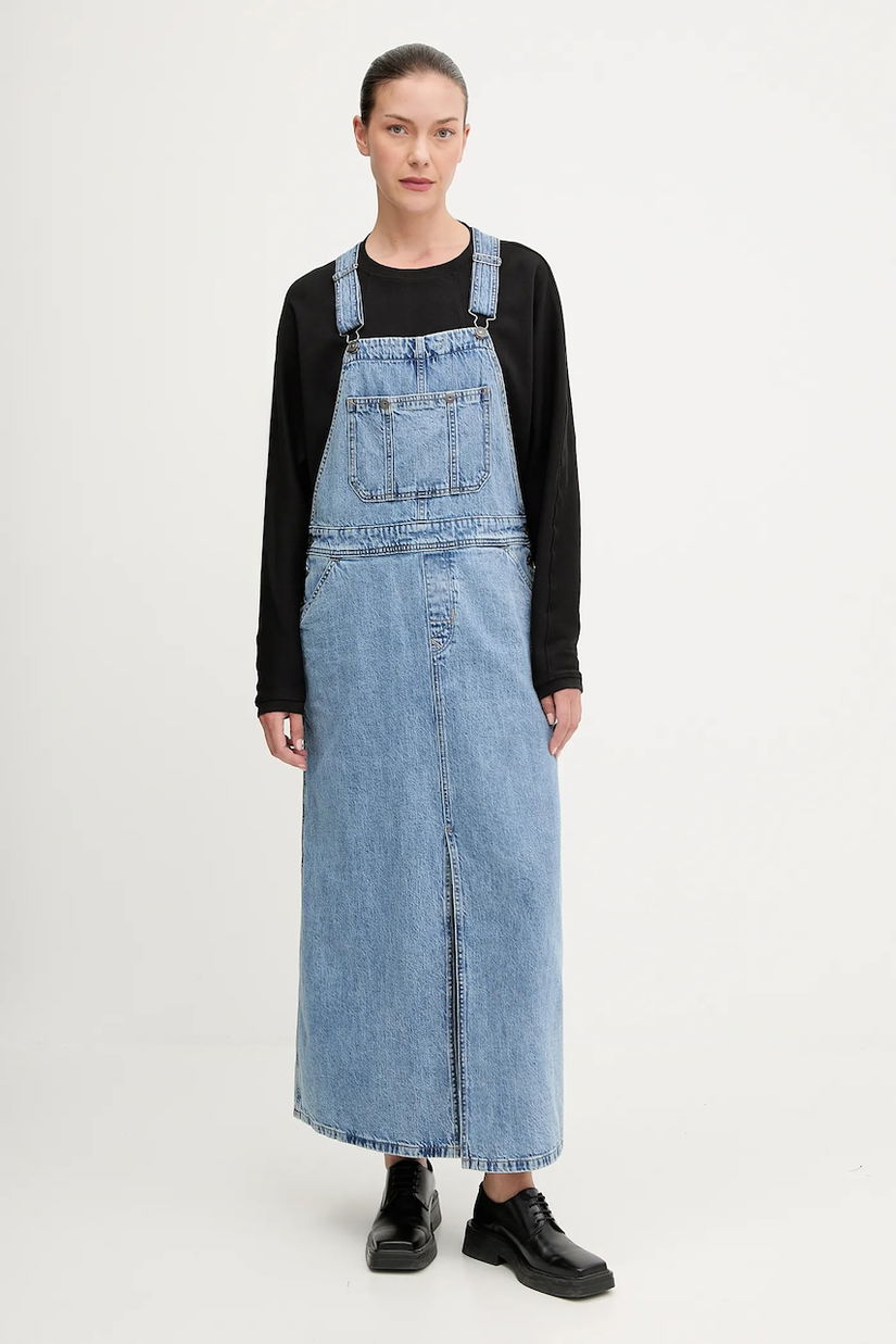G-Star rochie jeans maxi, drept, D27734.D536