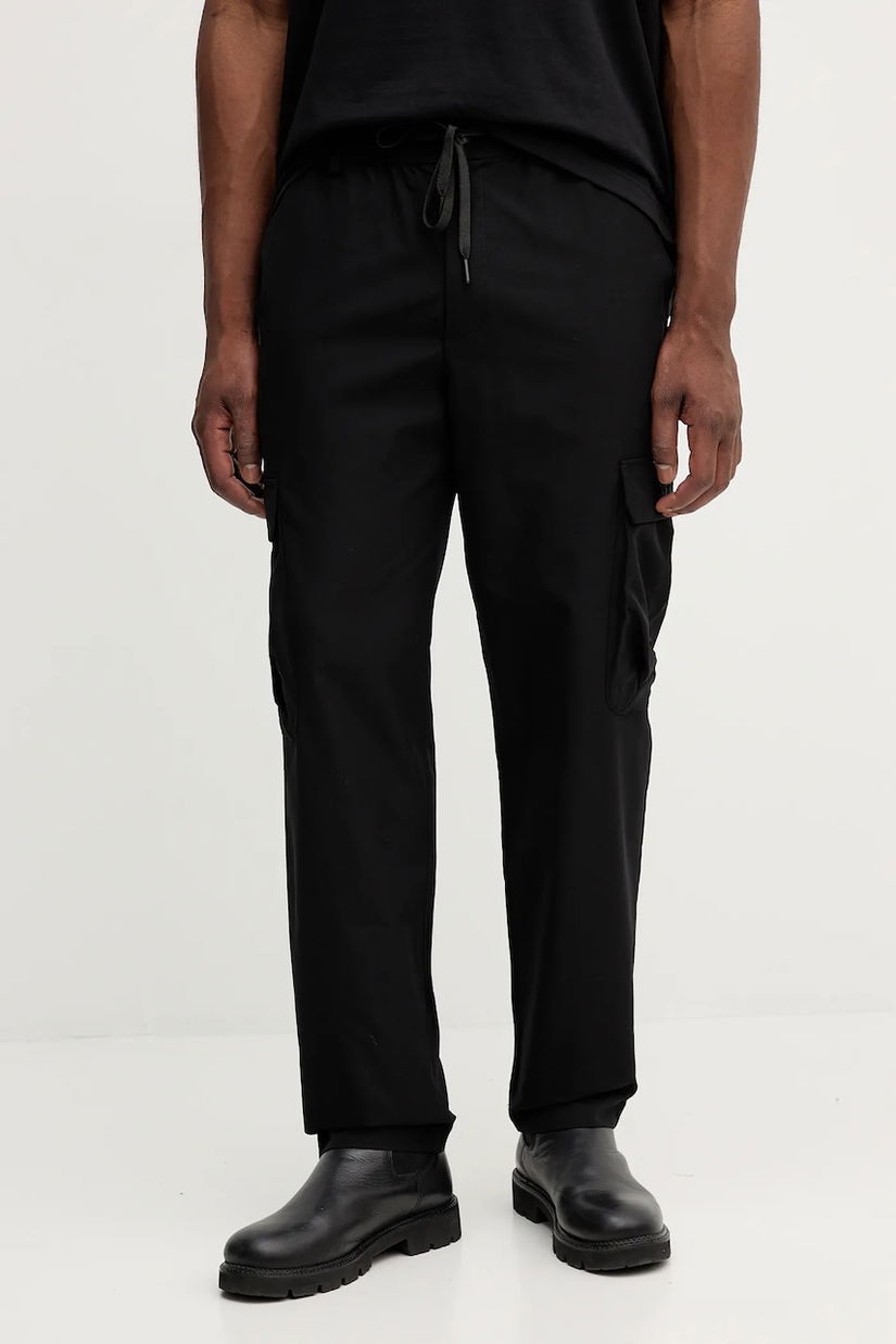 Versace Jeans Couture pantaloni culoarea negru, 79GAAD03 CQ10D