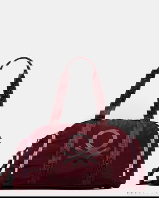 United Colors of Benetton geantă culoarea bordo, 66YT1Y01Z