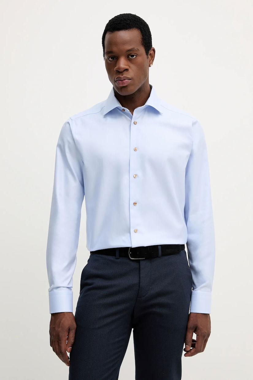 Eton cămașă din bumbac cu guler italian, slim, 100013906