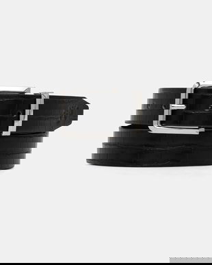 United Colors of Benetton curea culoarea negru, 63VHDL01D