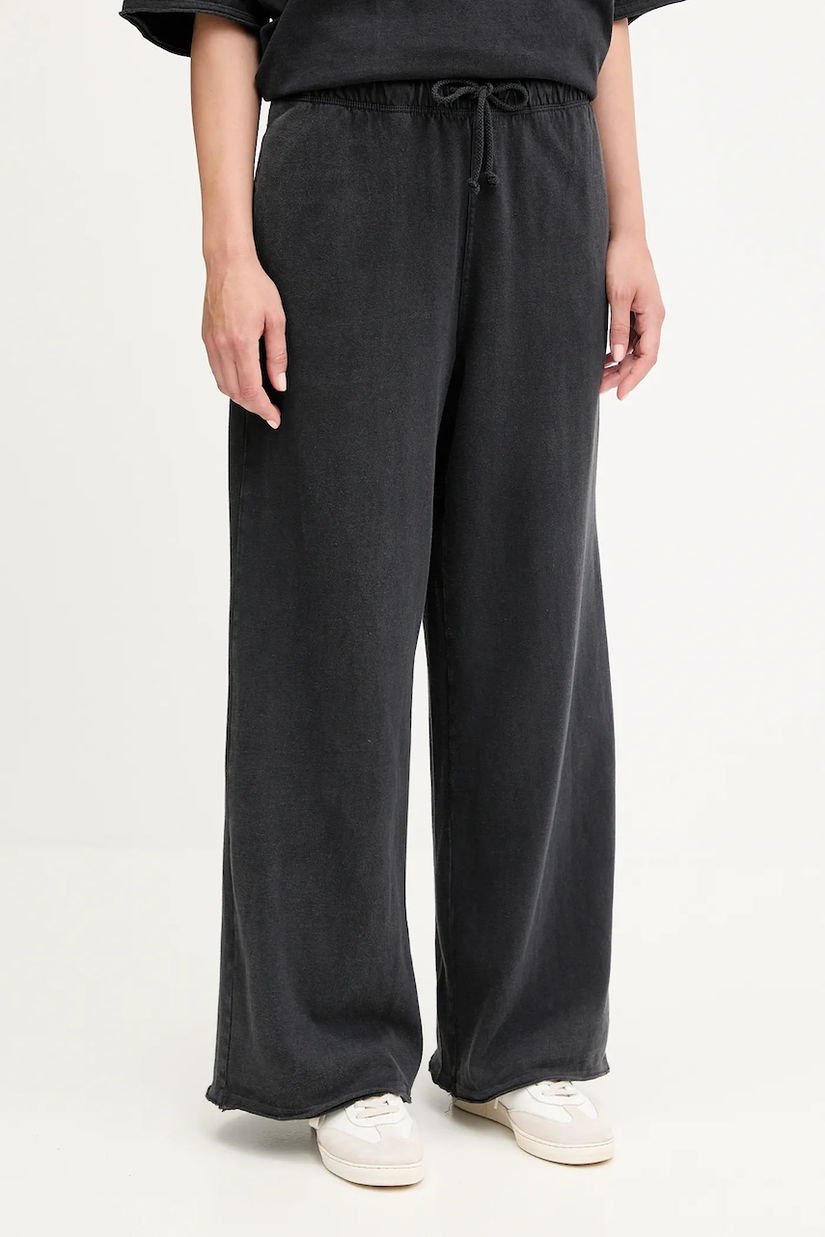 American Vintage pantaloni de trening din bumbac uni, AFO05B