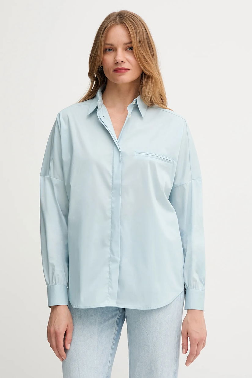 United Colors of Benetton cămașă cu guler clasic, relaxed, 54KXDQ0CB