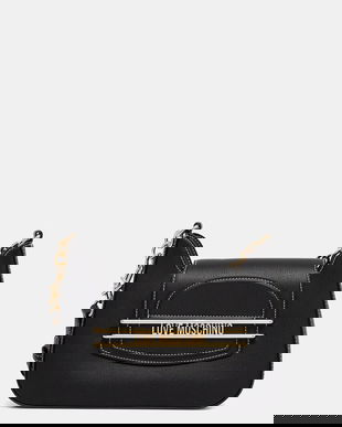 Love Moschino poseta culoarea alb, JC4347PP0L