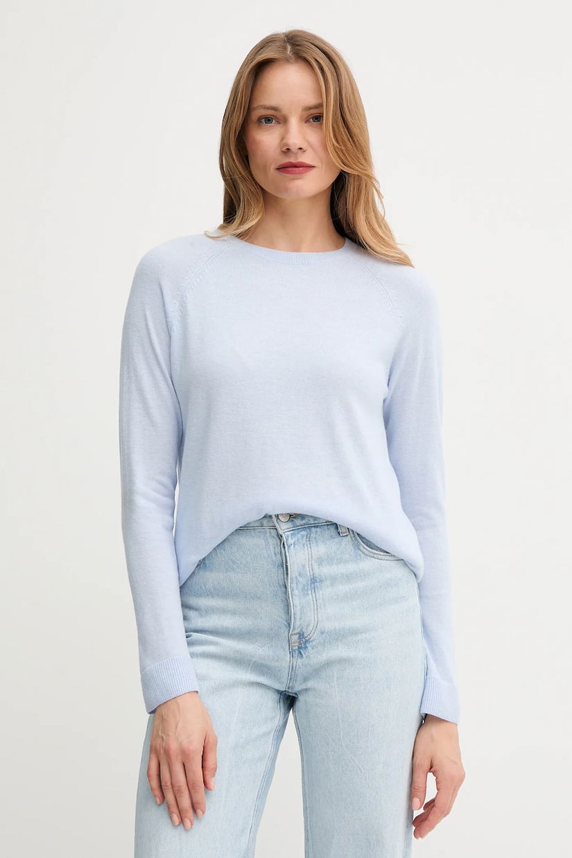 United Colors of Benetton pulover din amestec de lână culoarea gri, 1035D1P17