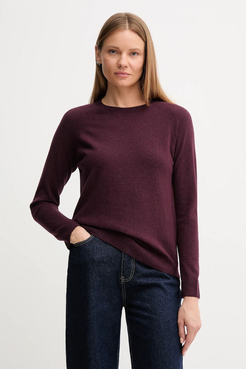 United Colors of Benetton pulover din amestec de lână culoarea gri, 1035D1P17