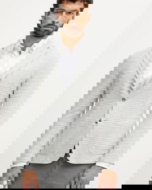 BOSS sacou culoarea gri, 50551598