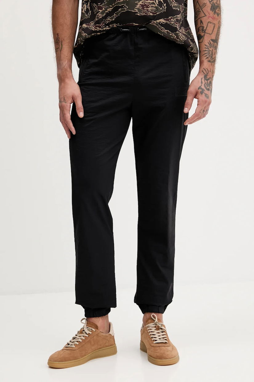 Diesel pantaloni de trening P-ANDREW culoarea negru, uni, A18642.0EPBP